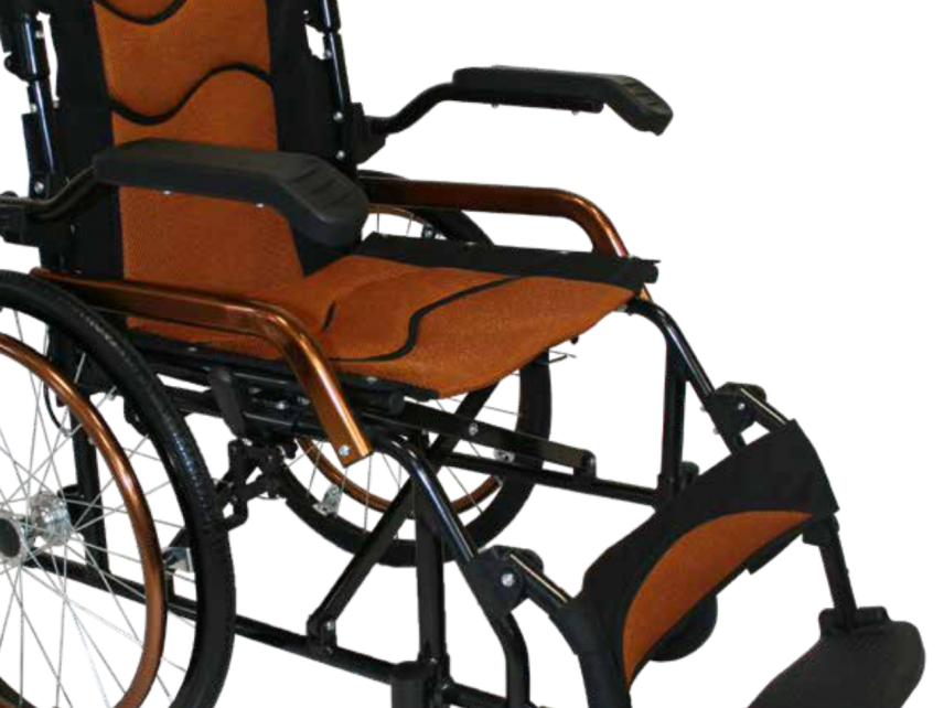 MID-SIZE WHEELS TRANSPORT WHEELCHAIR - 9S